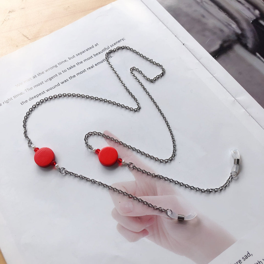 Stylish Dual-Strand Eyewear Holder Chain Kalsten