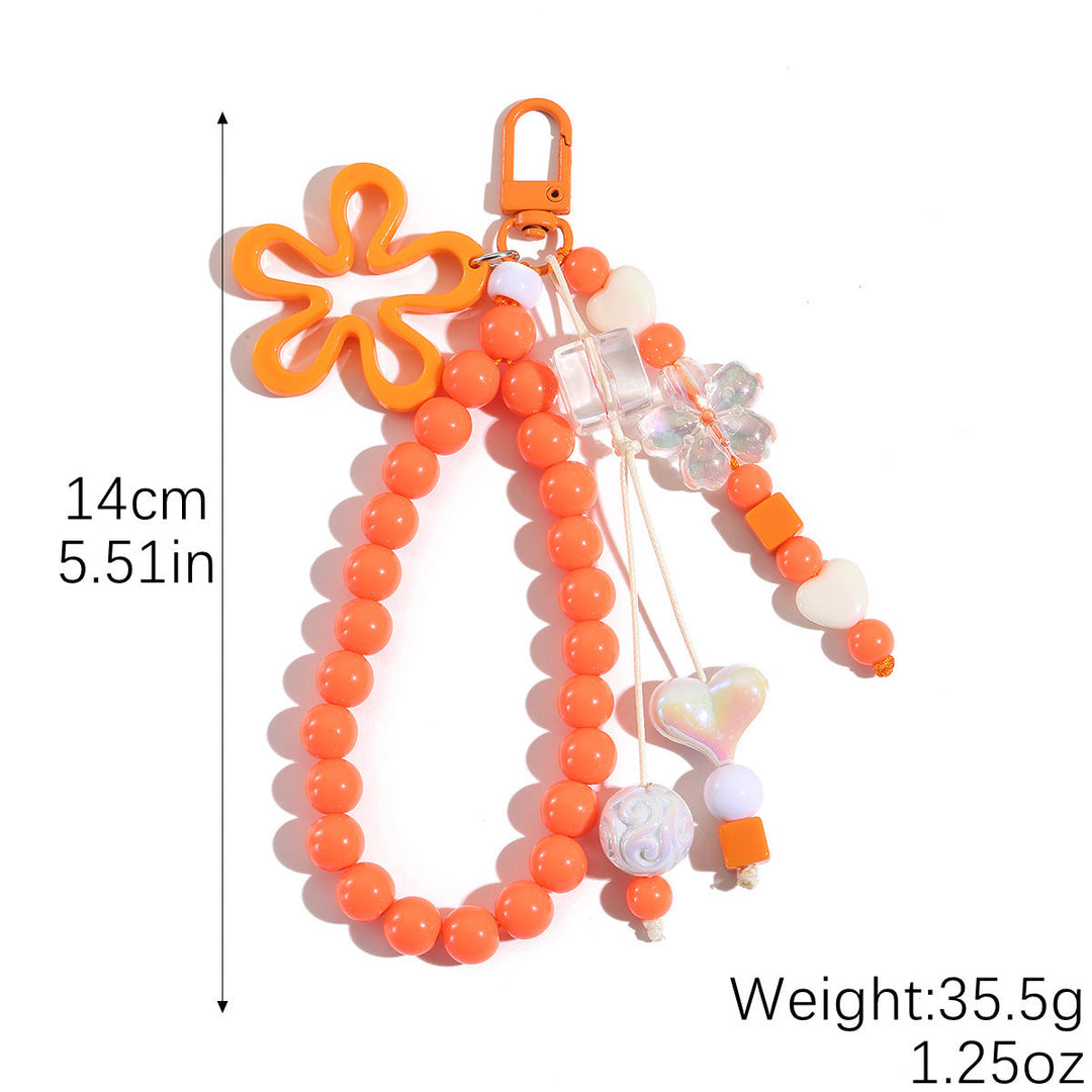 Playful keychain with flower and butterfly details Kalsten
