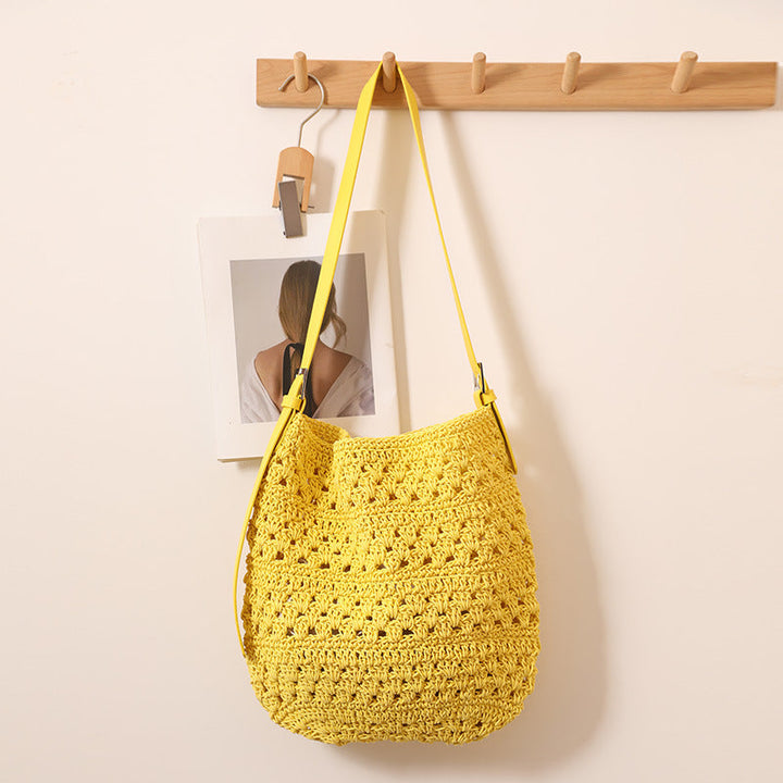 Crocheted shoulder bag with stable straps Kalsten
