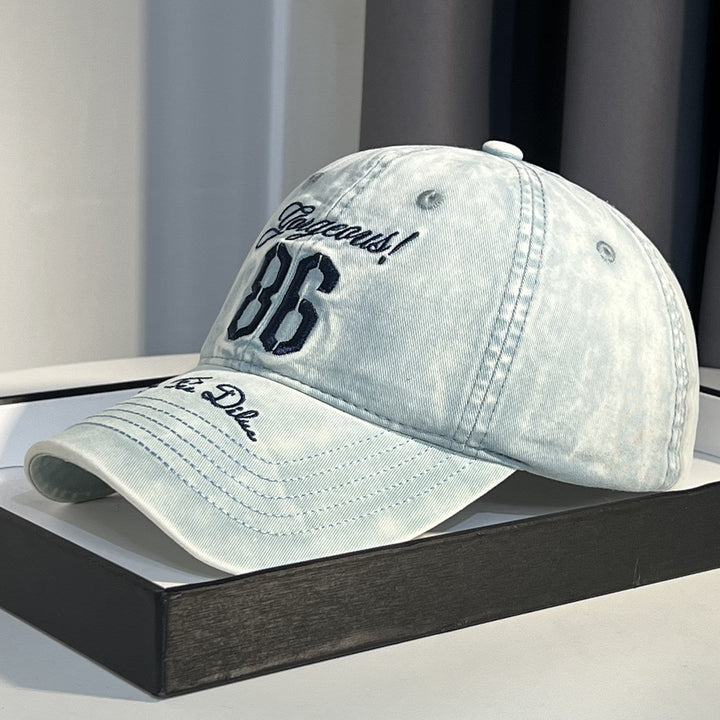 Men's Vintage-Inspired Distressed Baseball Cap Kalsten
