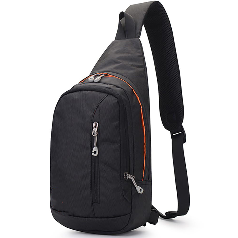 Unisex sling backpack with reflective elements and multiple compartments Kalsten