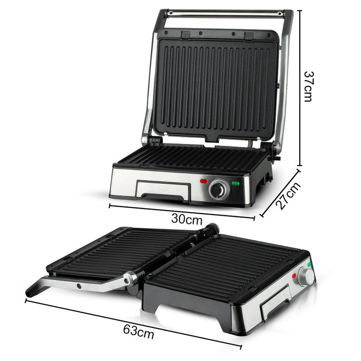 Electric Grill with Adjustable Temperature Control and Non-Stick Surface Kalsten