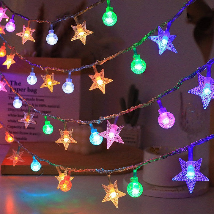 Globe LED String Lights With Waterproof Copper Wire And Textured Clear Bulbs Kalsten