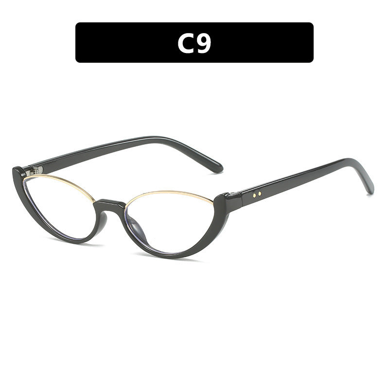 Women's Cat-Eye Sunglasses with Mirrored Lenses and Elegant Frame Kalsten