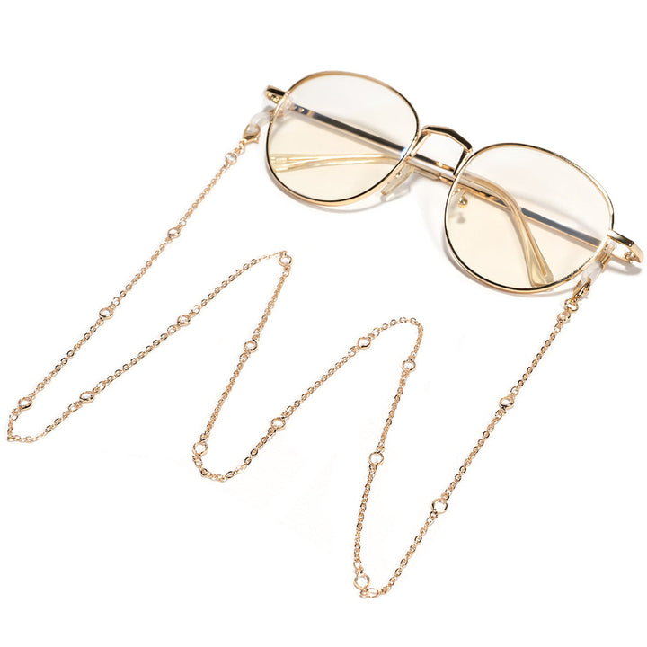 Crystal-Embellished Eyewear Chain Kalsten