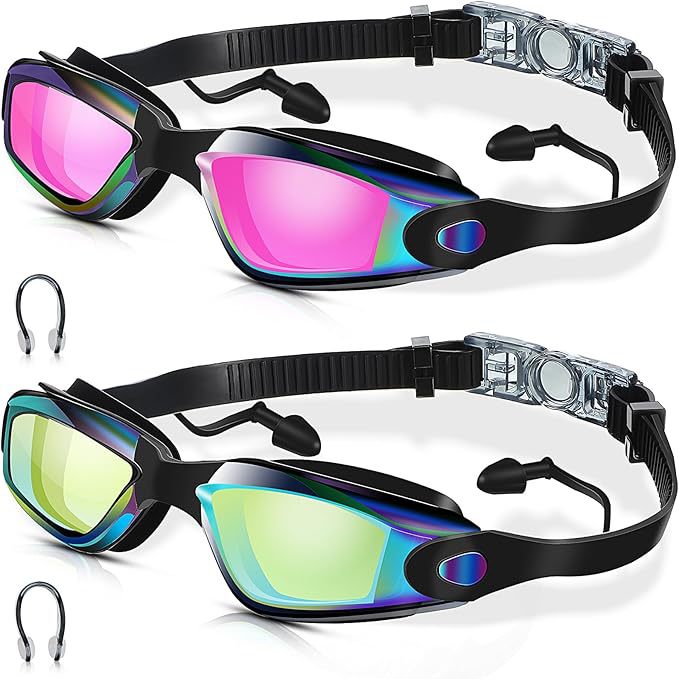 Swim goggles with adjustable head strap and anti-fog technology Kalsten