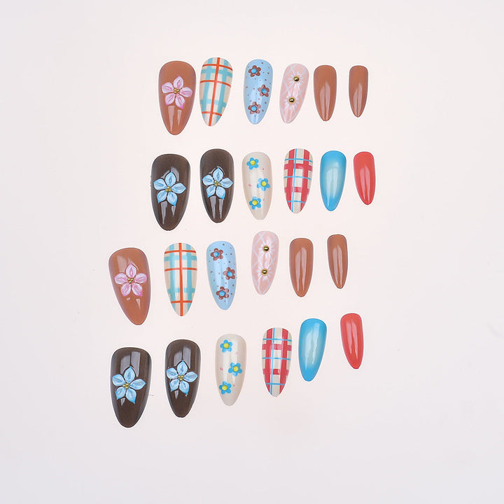 Elegant Artistic Press-On Nail Collection Kalsten