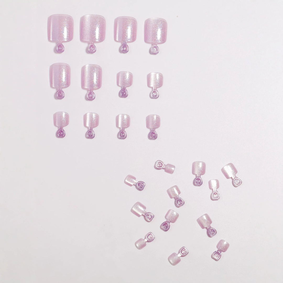 Glimmering Press-On Nail Set Kalsten