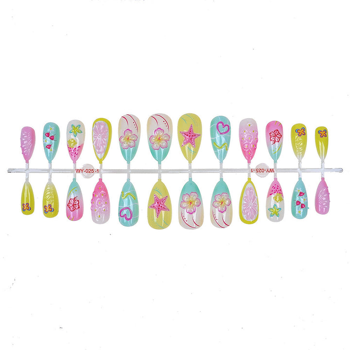 Artistic Themed Press-On Nail Collection Kalsten