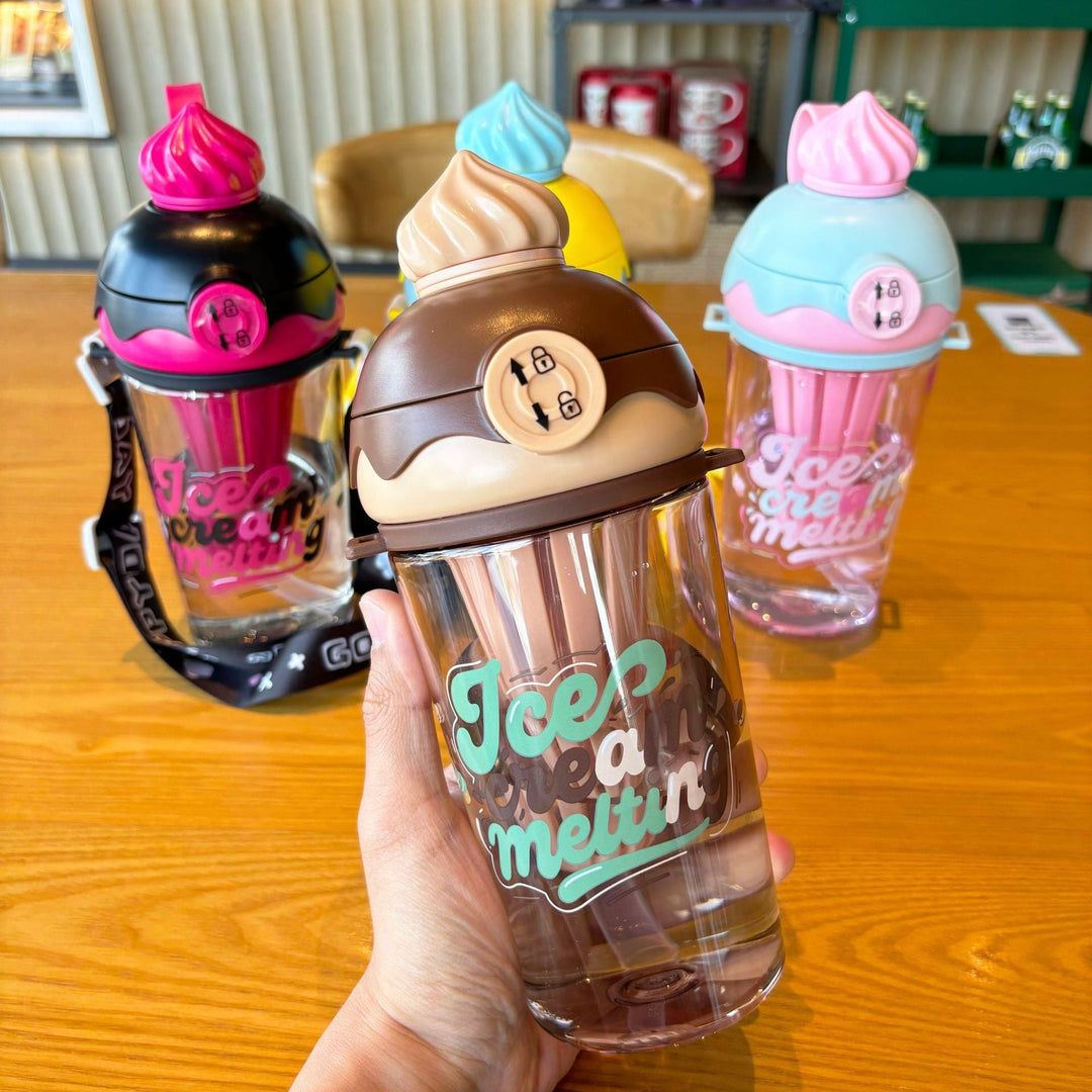 Ladies creative drinking bottle in ice cream design Kalsten