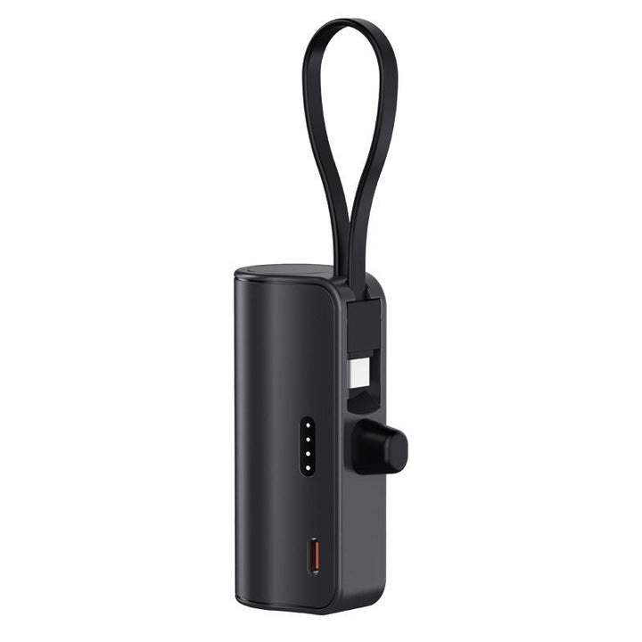 Portable power bank with integrated charging cable and compact design Kalsten