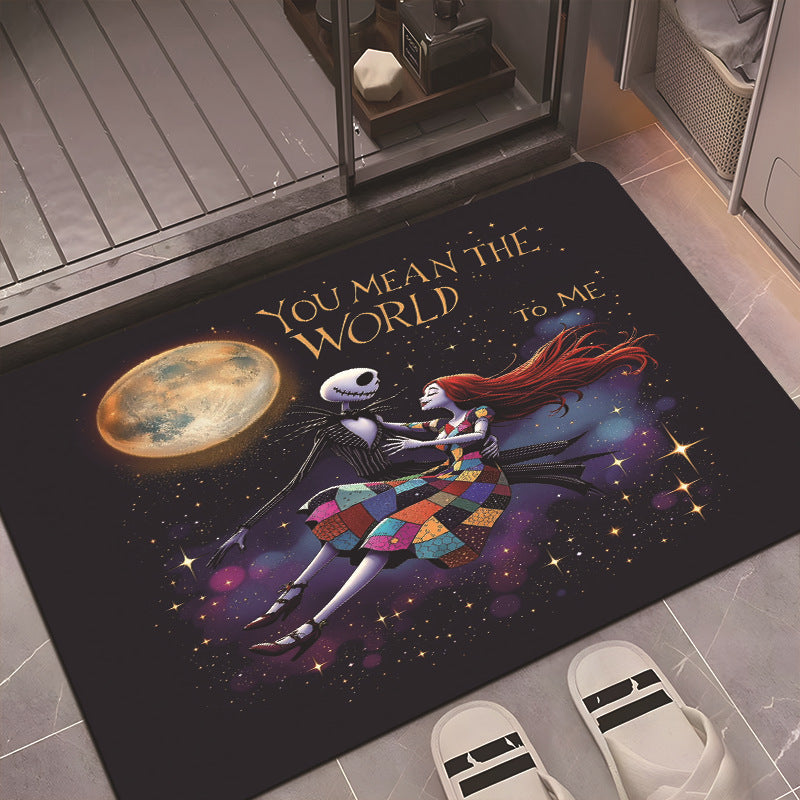 Scary Horror-Themed Floor Mat Acalora