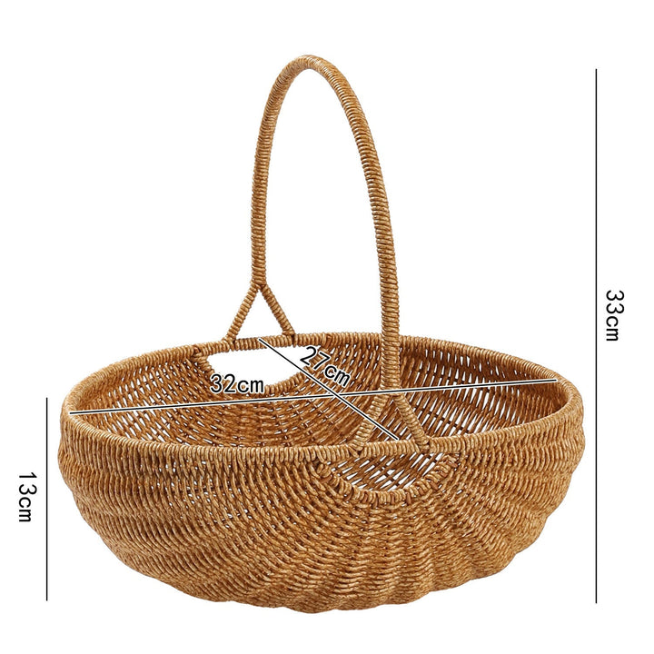 Handwoven Decorative Carrying Basket Kalsten