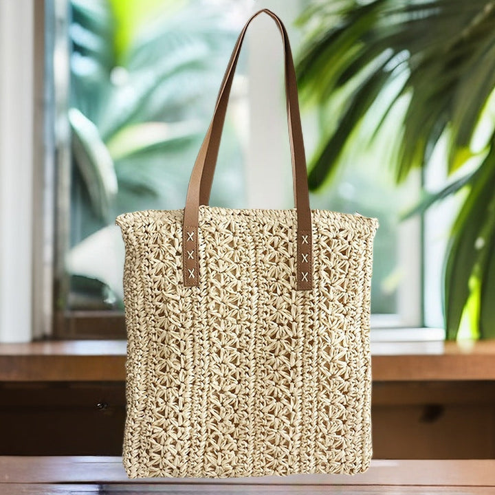 Handcrafted Beach Bag in Modern Macrame Style Kalsten