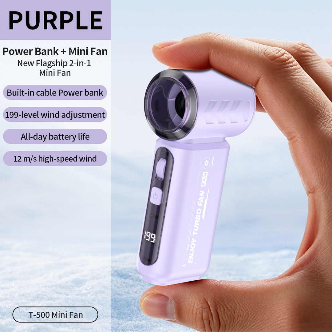 Women Portable Mini Fan with Power Bank Function Kalsten
