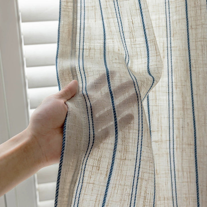 Textured Linen Curtains Kalsten