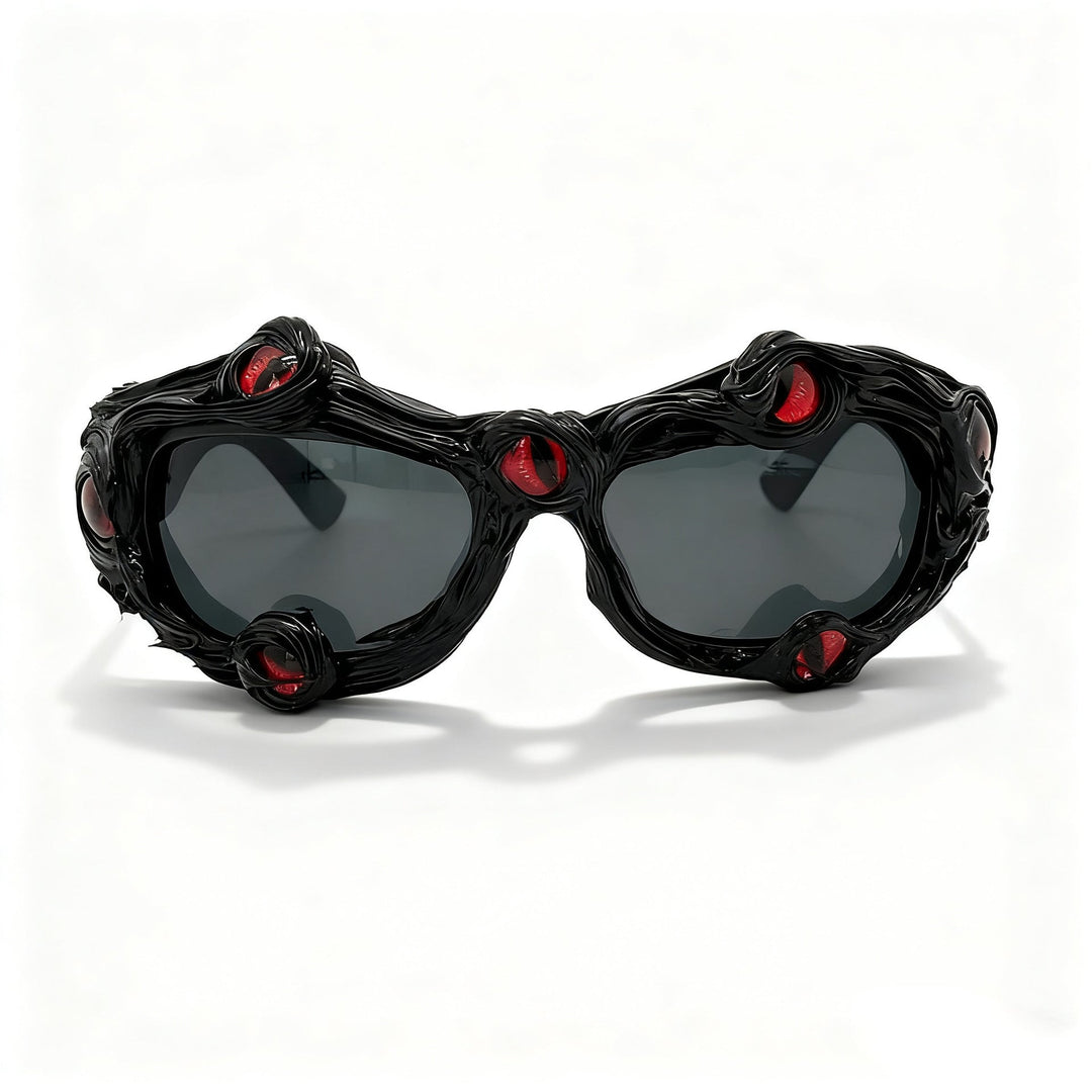 Women's creative designer sunglasses with extravagant 3D elements Kalsten