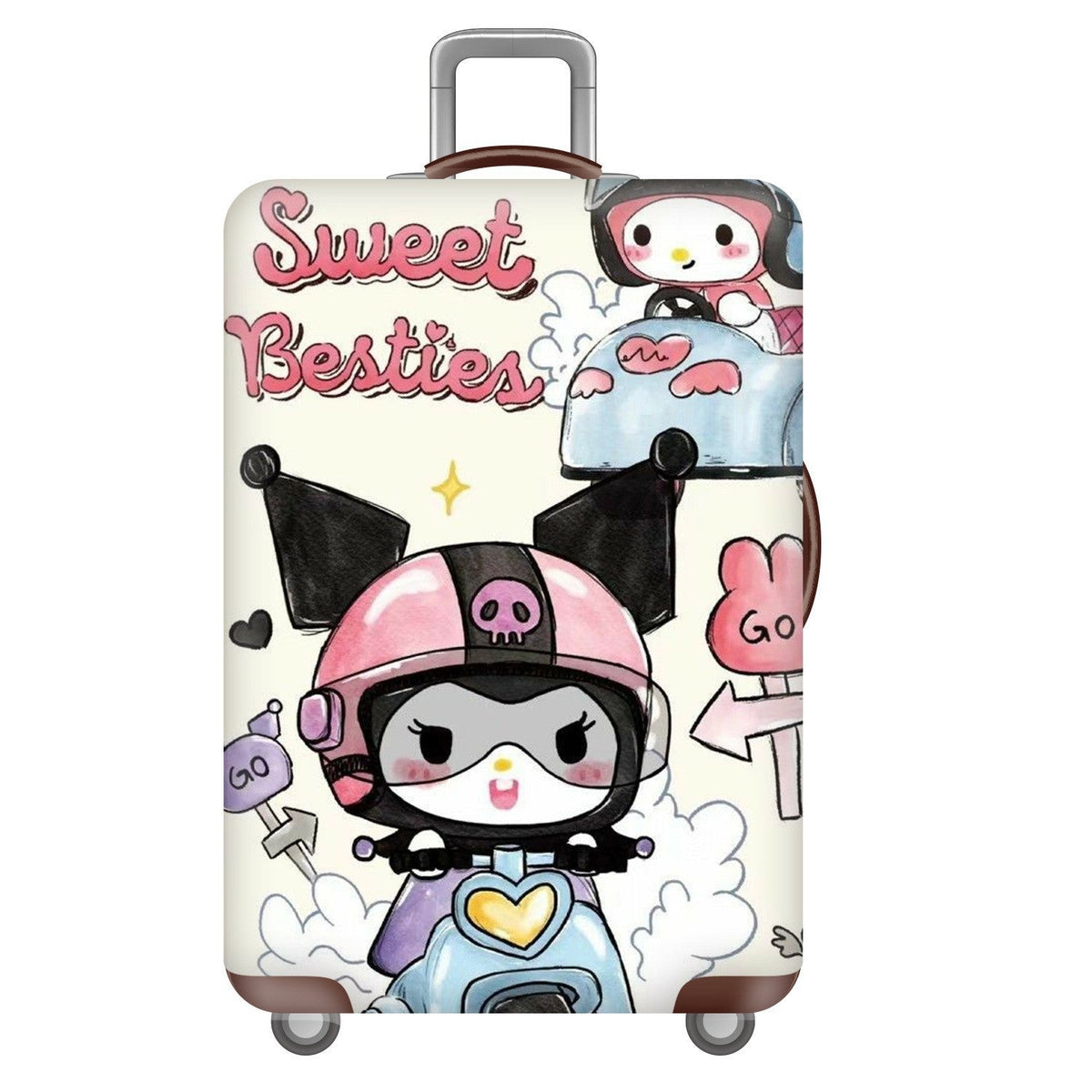 Unisex hard-shell travel suitcase with playful Snoopy motif Brehn
