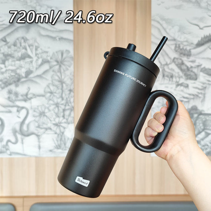 Women insulated drinking container with ergonomic handle Kalsten