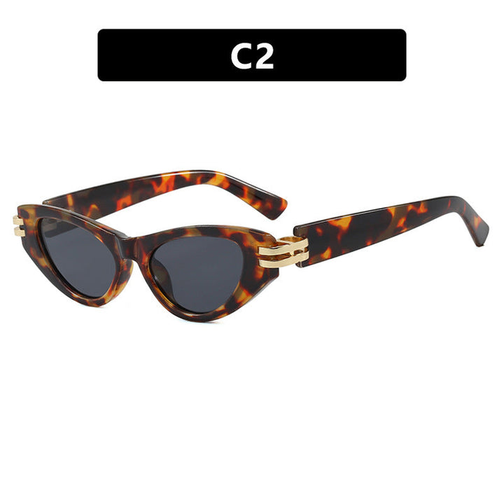 Ladies Cat-Eye Sunglasses with Luxurious Accents Kalsten