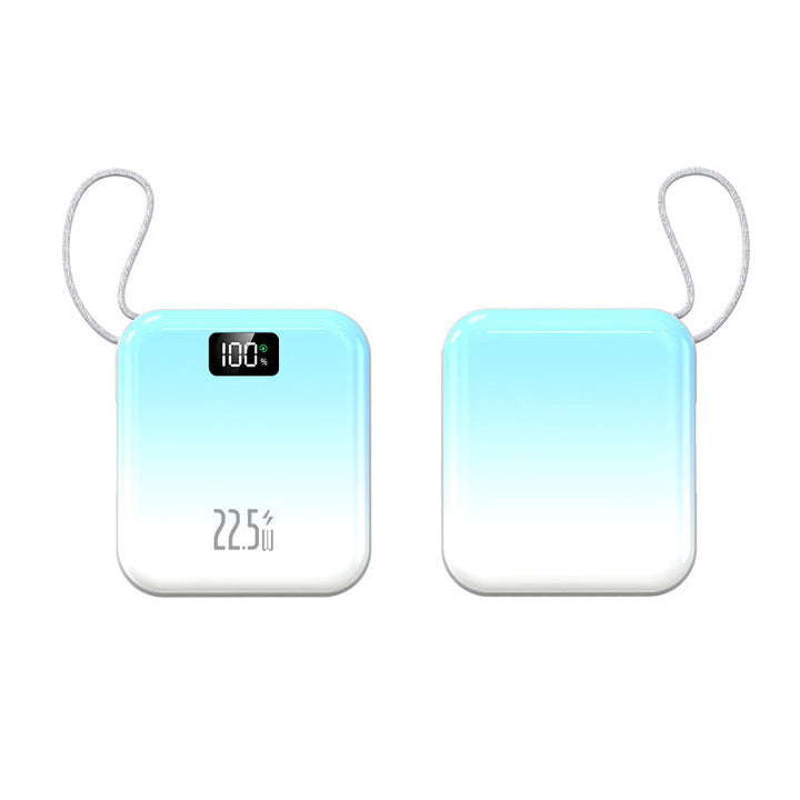 Portable power bank with state-of-the-art fast charging function and LED display Kalsten
