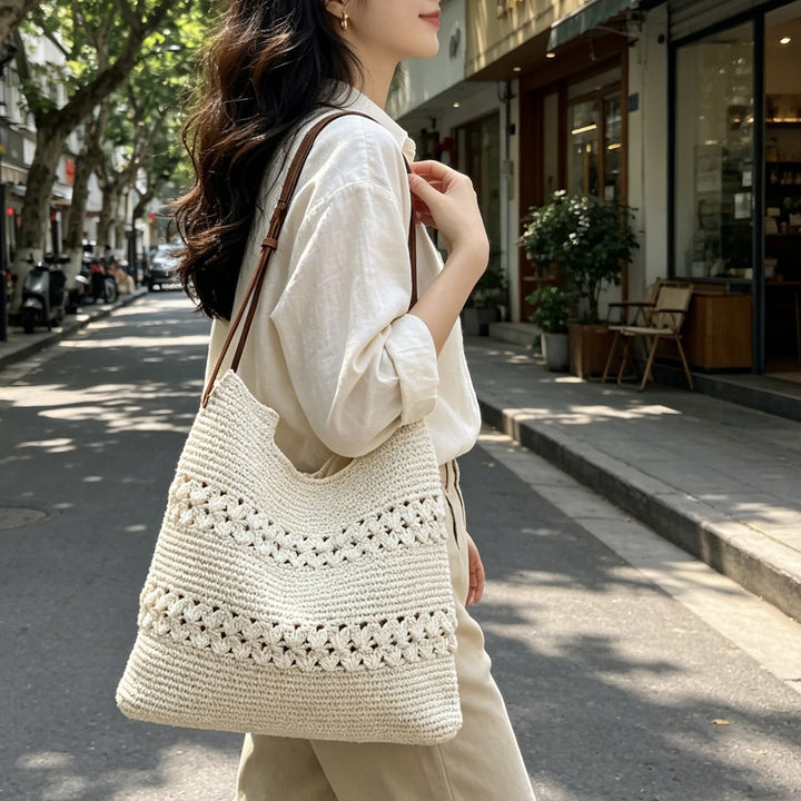 Hand-knotted Shopper Bag Kalsten