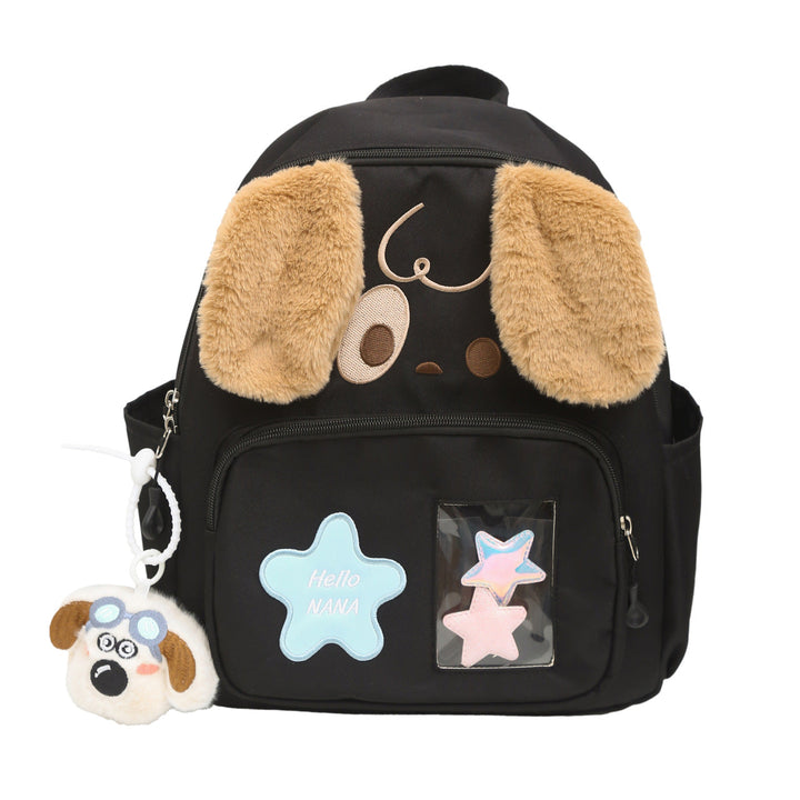 Kawaii Plush Backpack with Dog Design Kalsten