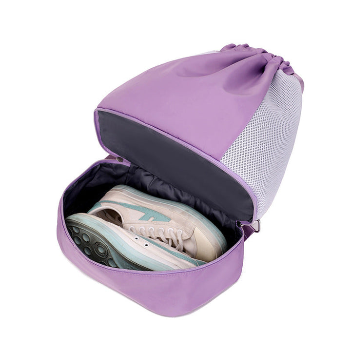 Sporty Mesh Backpack With Zipper Kalsten