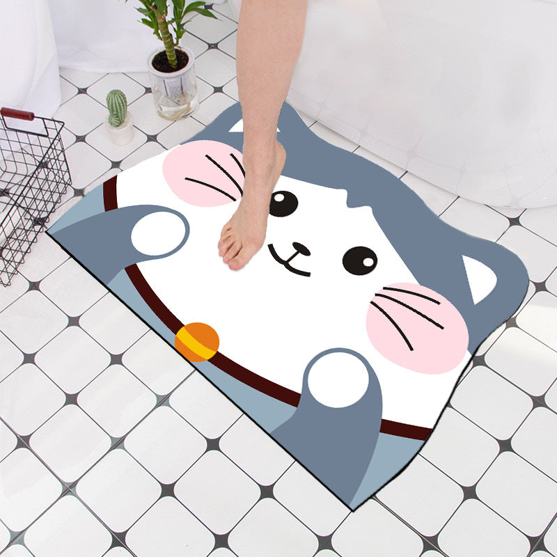 Cute Cat Design Bath Mat Kalsten