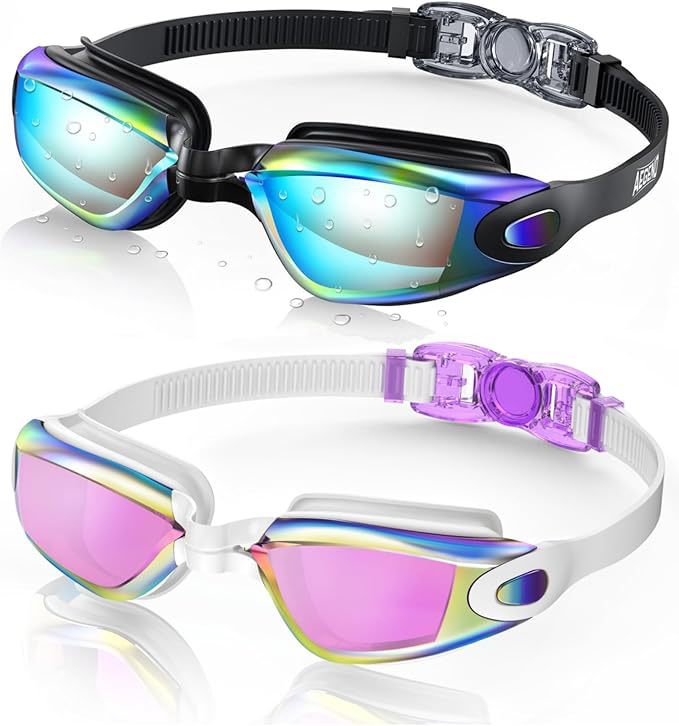 Swim goggles with adjustable head strap and anti-fog technology Kalsten