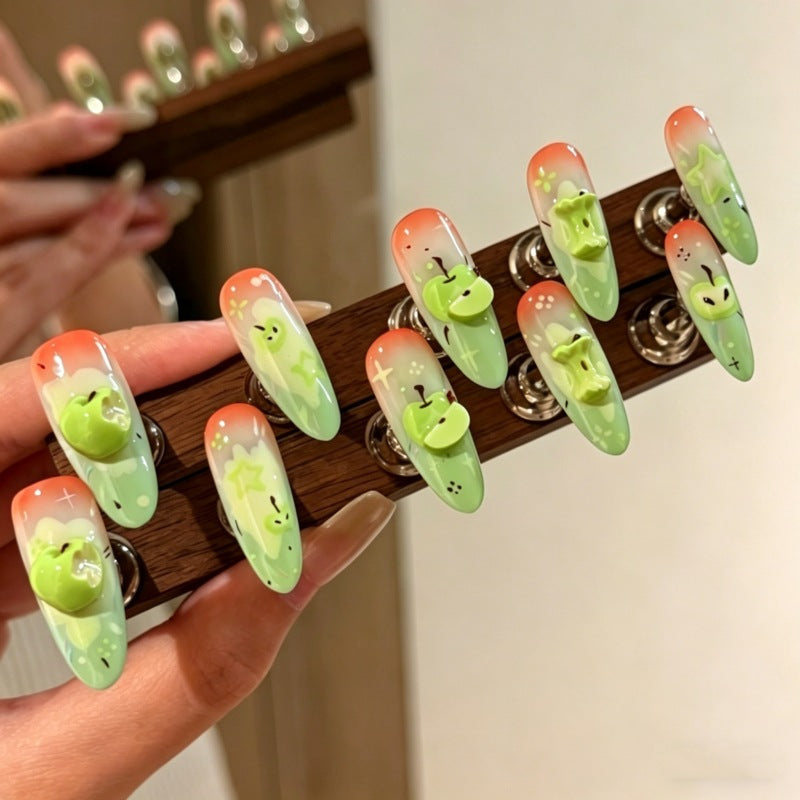 Whimsical Cute Character Press-On Nails Kalsten