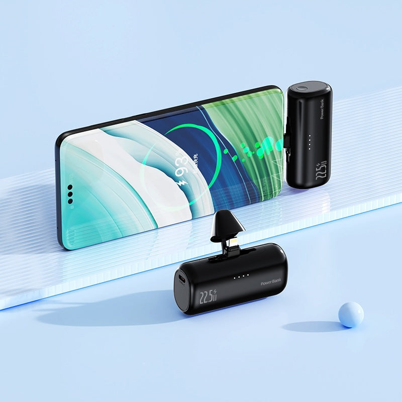 Compact power bank with integrated charging adapter Kalsten