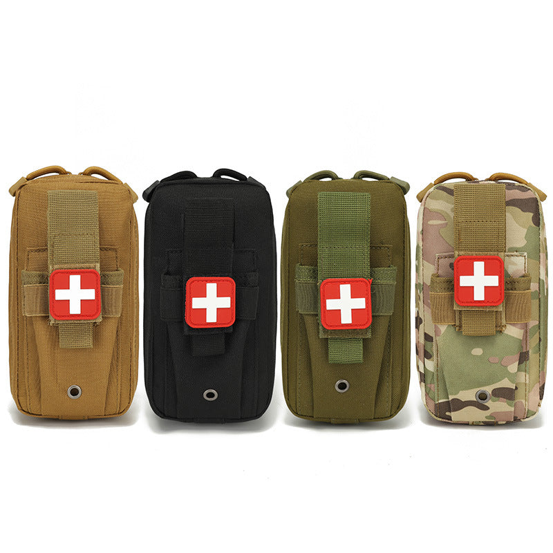 tactical MOLLE first aid pouch heavy-duty nylon drainage grommet organizer Kalsten