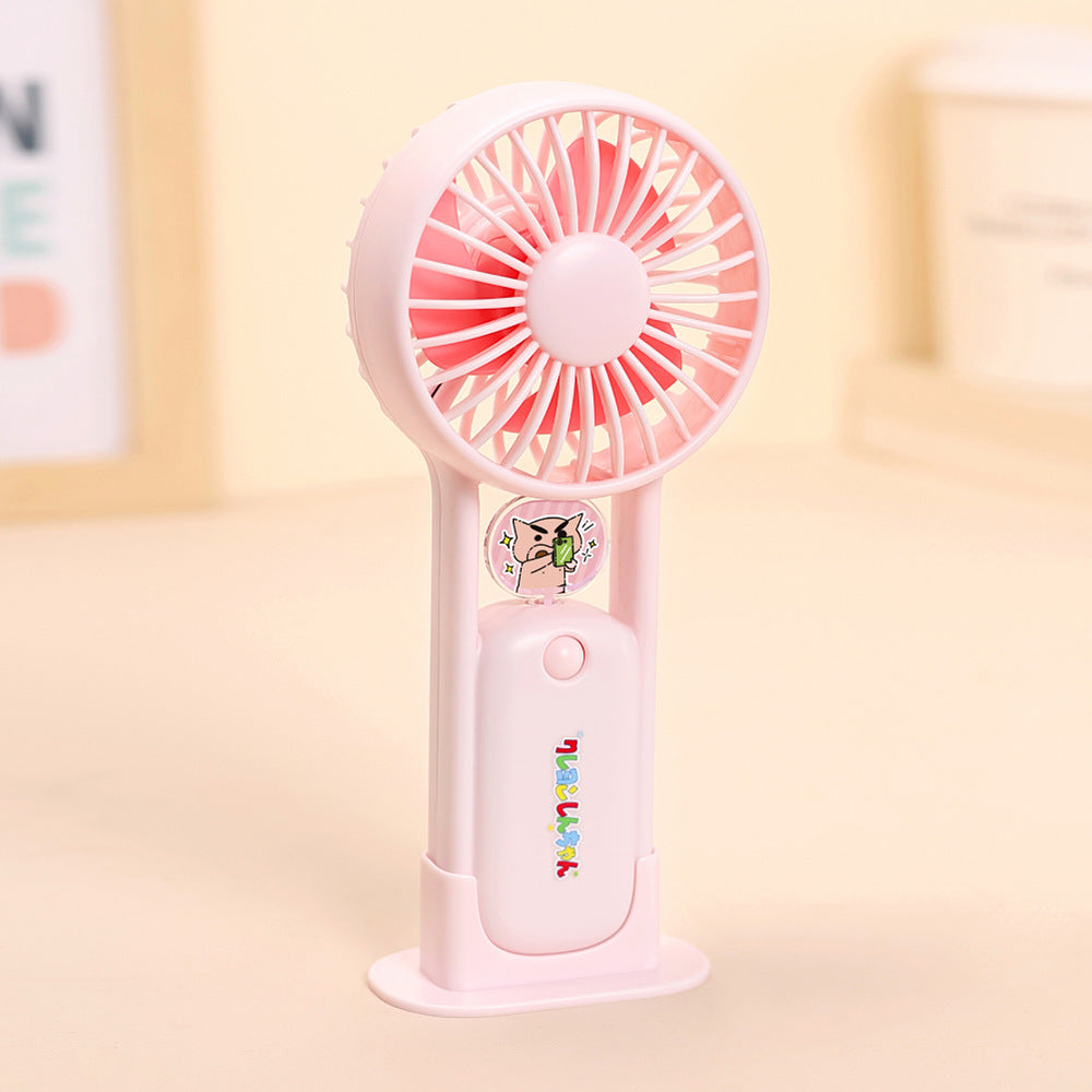Ladies Portable Battery Hand Fan with Multifunctional Design Kalsten