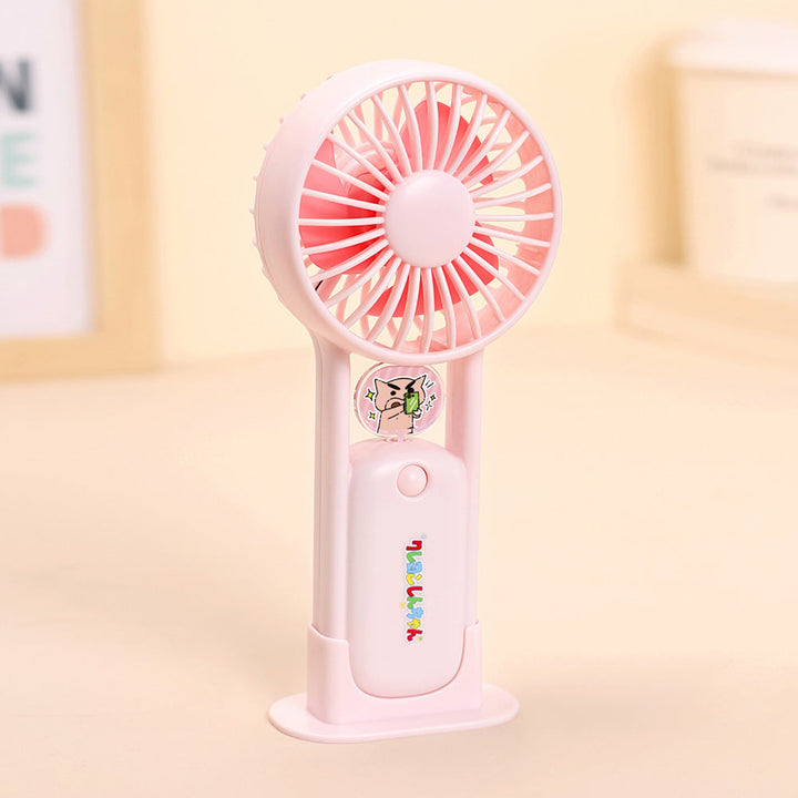 Ladies Portable Battery Hand Fan with Multifunctional Design Kalsten