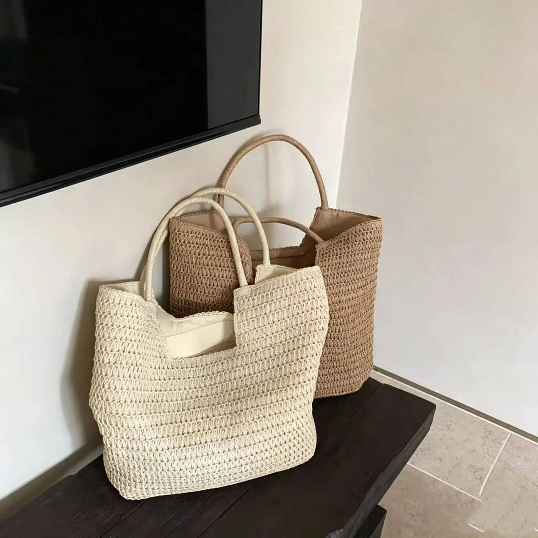 Shopping net with handwoven design Kalsten