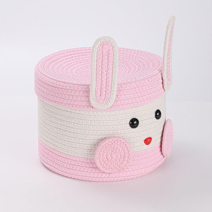 Plush Rabbit Storage Basket Kalsten