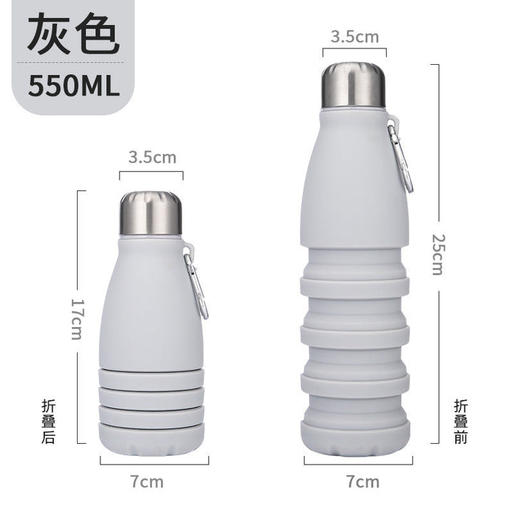 Women collapsible silicone water bottle Kalsten