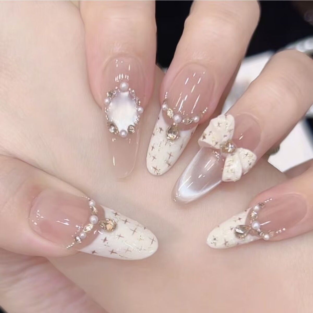 Decorative Press-On Nail Set Kalsten