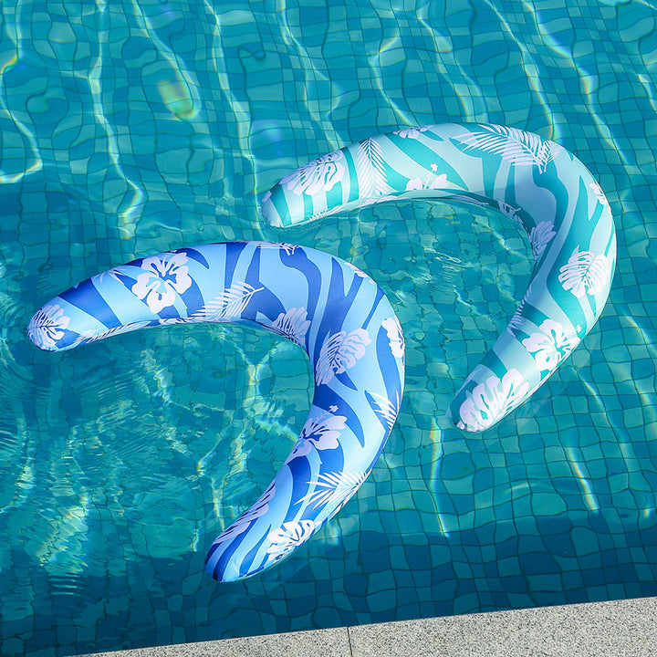 Unisex Inflatable Swimming Ring with Floral Design Kalsten
