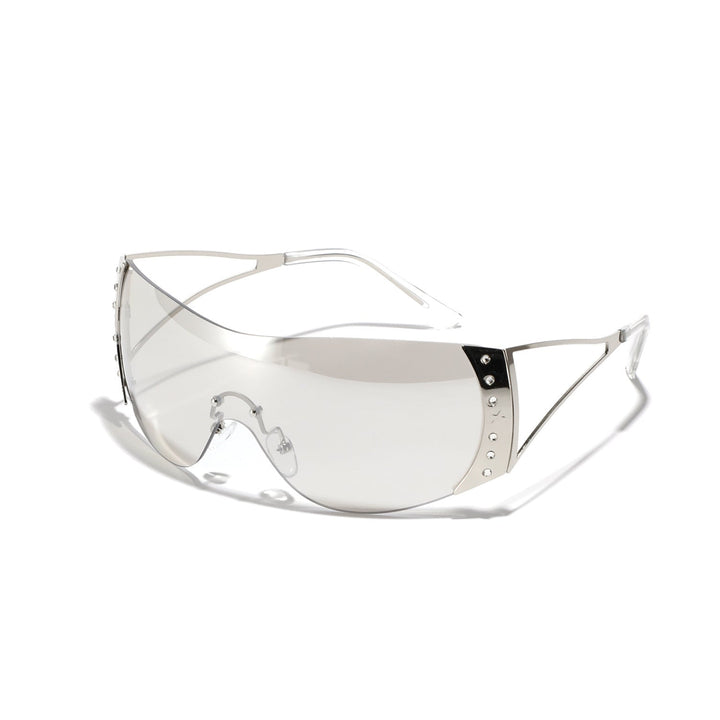 Women futuristic sunglasses with stylish frame and high-grade UV protection Kalsten