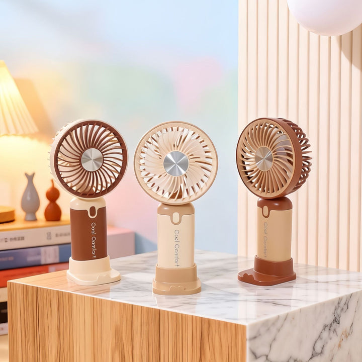 Women's Portable Hand Fan with USB Charging Function Kalsten