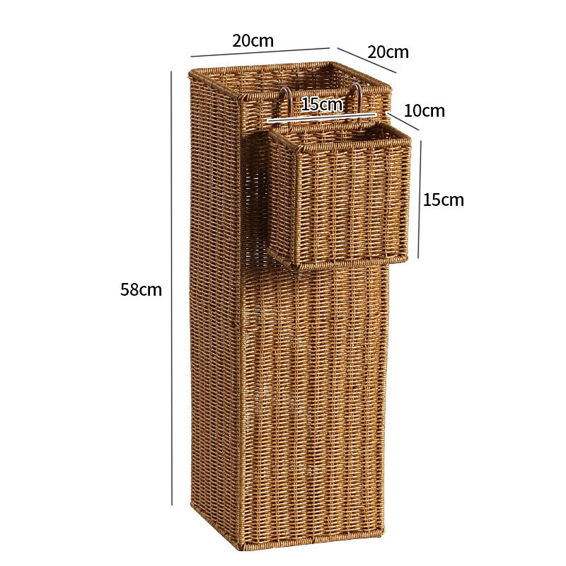 Hexagonal Decorative Wicker Storage Container Kalsten
