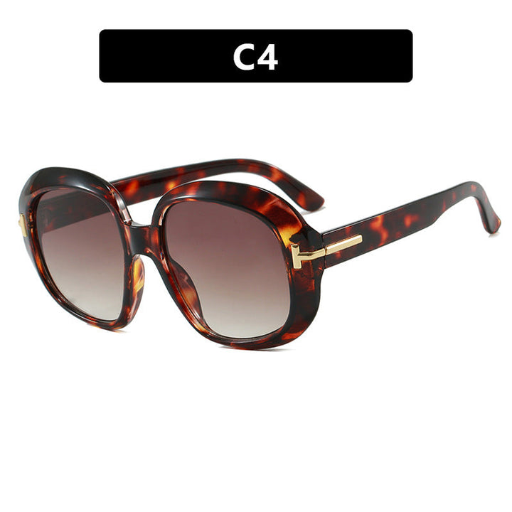 Women's oversized sunglasses with elegant frame structure and UV protection Kalsten