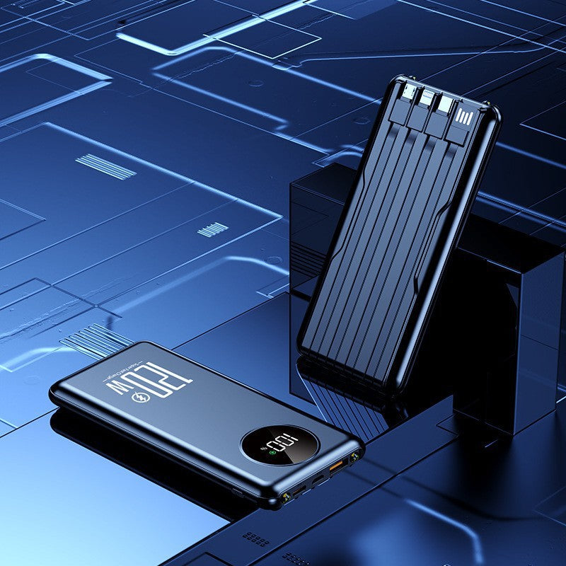 Portable high-performance power bank with intelligent cable management Kalsten