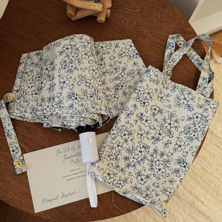 Women's Foldable Shopping Bag with Floral Design Kalsten