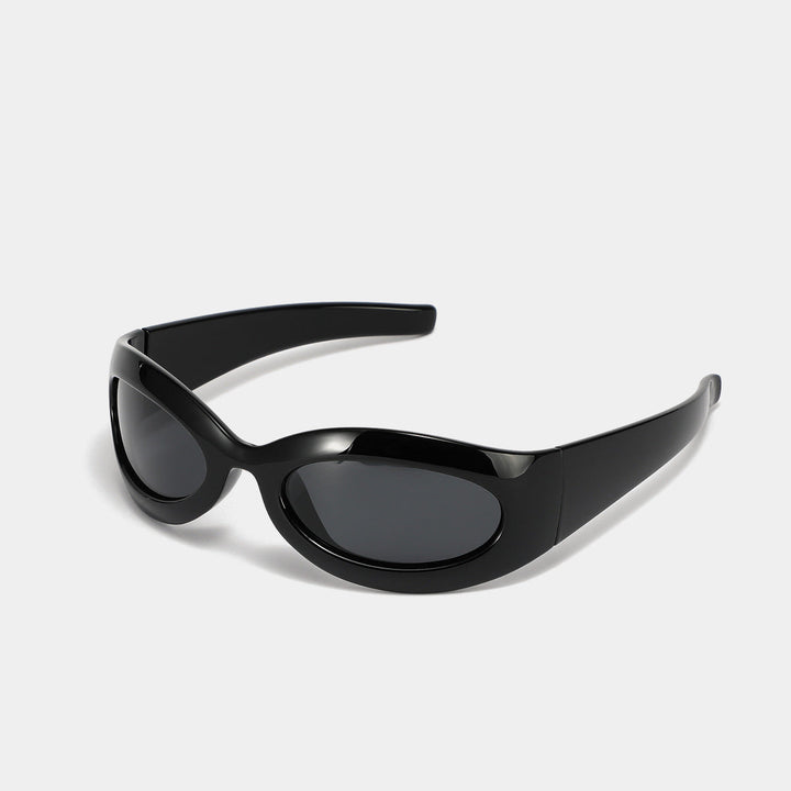 Women's fashionable retro sunglasses in trendy oval design Kalsten
