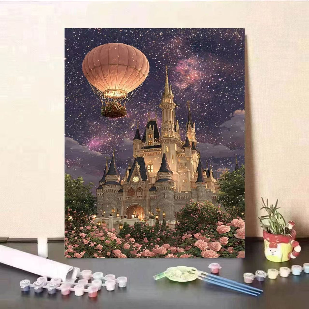 Fantasy Castle Paint by Numbers Canvas Kit Kalsten