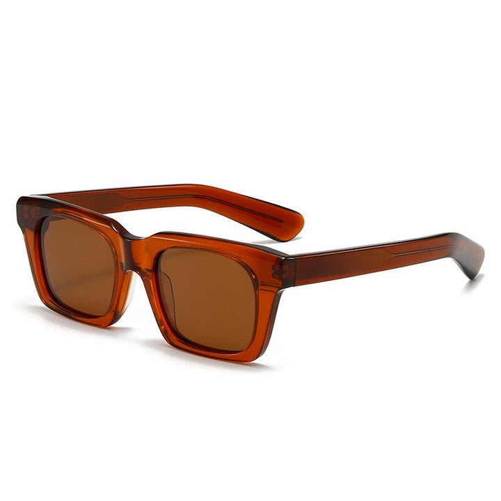 Women's square sunglasses with clear gradient and UV protection Kalsten