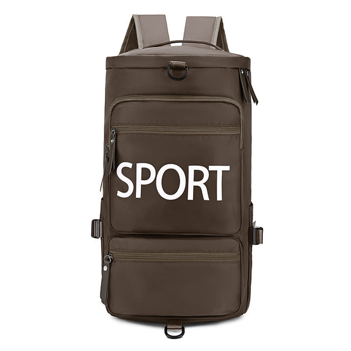 Sporty backpack with multiple compartments and reflective elements Kalsten
